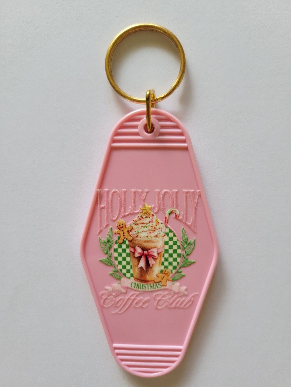 🎄☕️Christmas Coffee Club Keychain